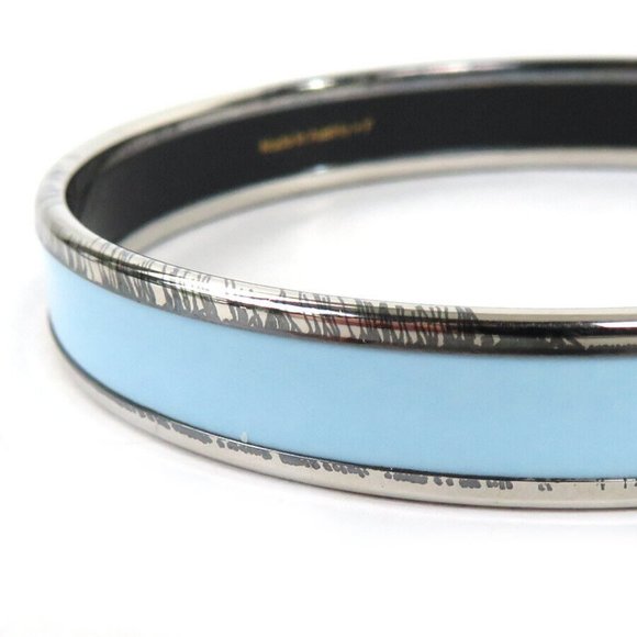 Auth HERMES Cloisonne Caleche Bangle Bracelet - Picture 6 of 8